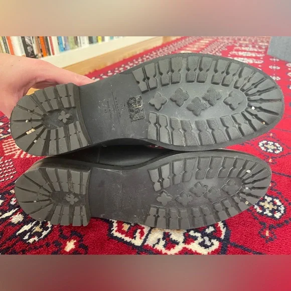 Black leather Max Mara Knee-High Boots size EU 40 - Picture 4 of 5